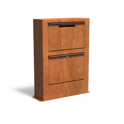 Boites aux lettres - acier corten