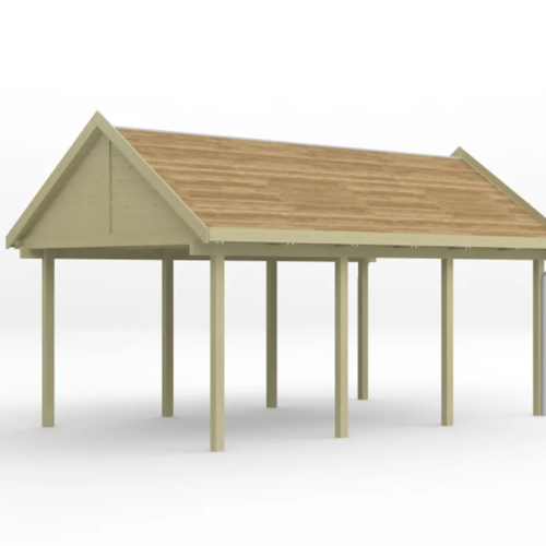 Jardisart - Magasin - Carport / abri à deux versants