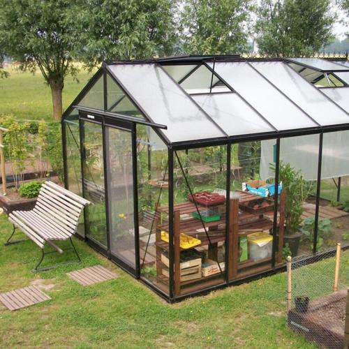 Jardisart - Magasin - Serre prestige parois droites R306