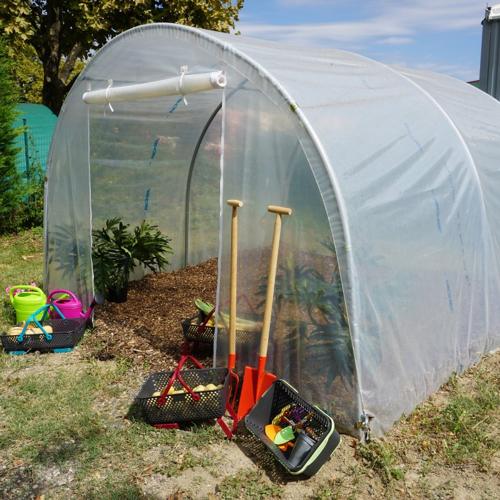 Jardisart - Magasin - Modèle 9m² - 1 porte zippée