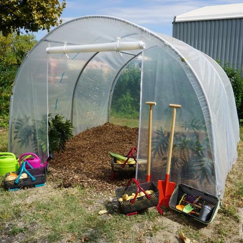 Jardisart - Magasin - Modèle 9m² - 1 porte zippée