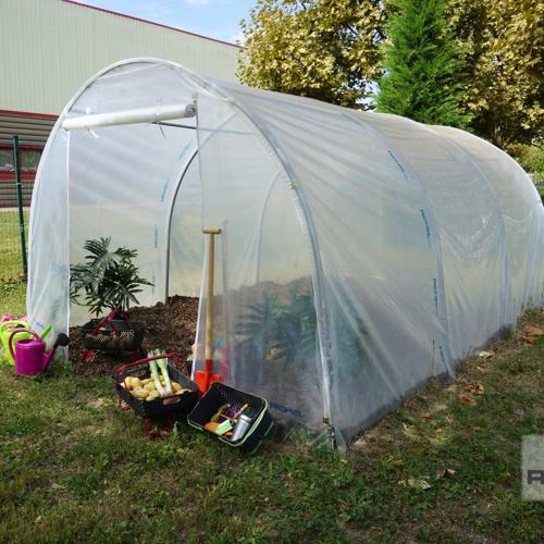 Jardisart - Magasin - Modèle 13.5m² - 2 portes zippées