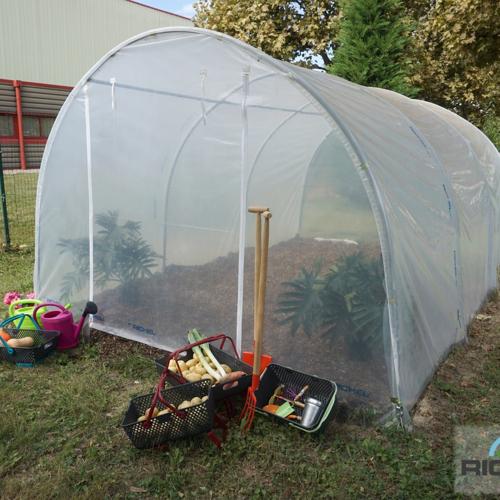 Jardisart - Magasin - Modèle 13.5m² - 2 portes zippées