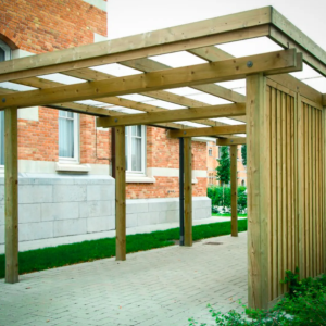 Carport toit plat