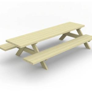 Jardisart - Magasin - Table avec bancs Pine Meal