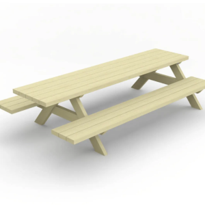 Table avec bancs Pine Meal