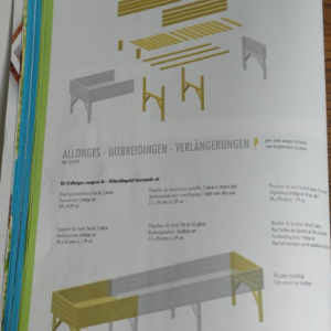 Jardisart - Magasin - Carré potager Accordéon kit allonge